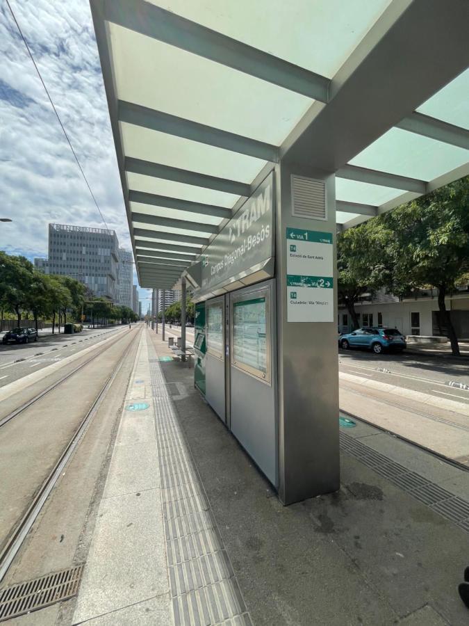Forum De Barcelona Sea View Apartment With Garage Parking سان أدريان دي بيزوس المظهر الخارجي الصورة