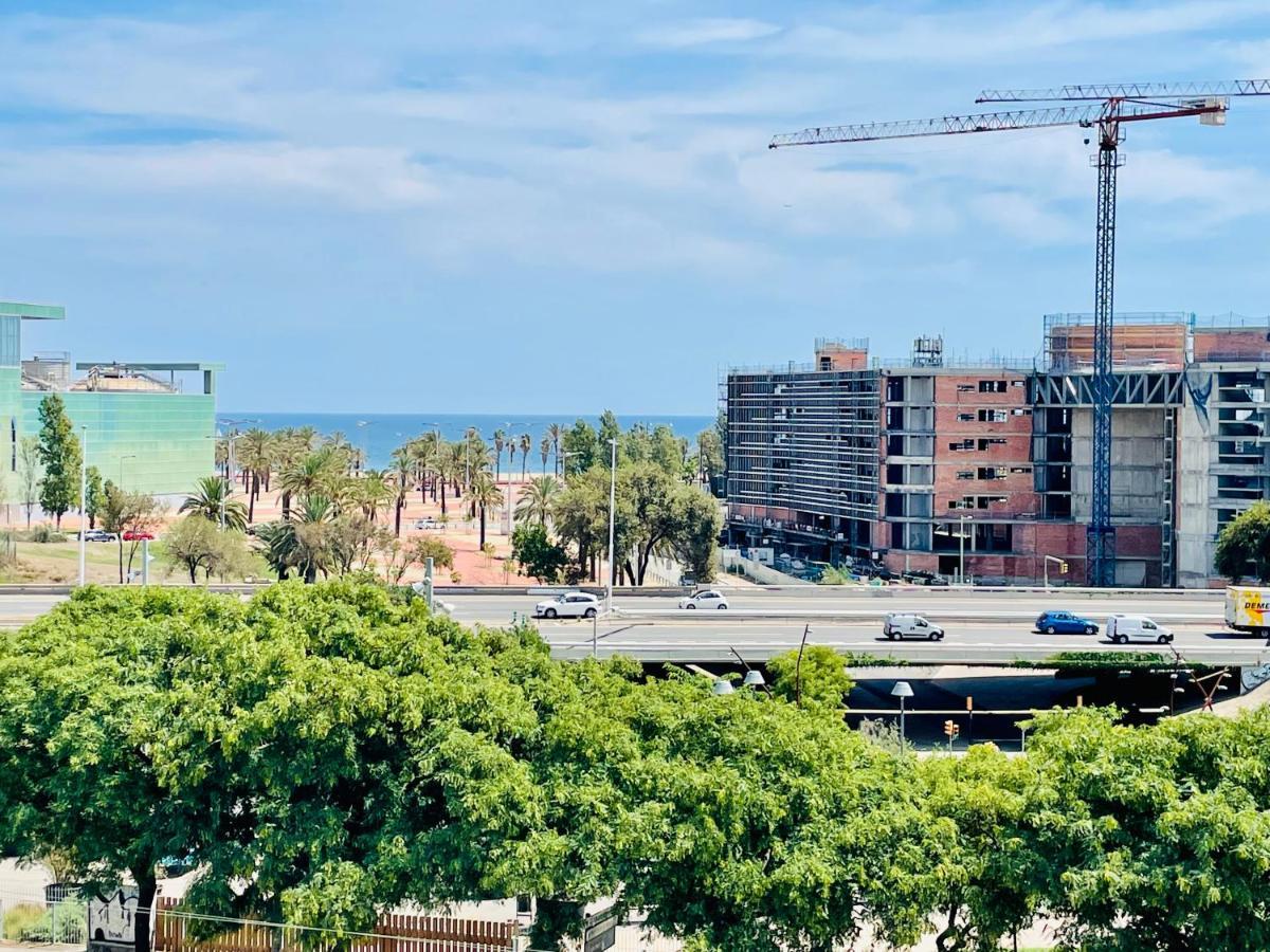 Forum De Barcelona Sea View Apartment With Garage Parking سان أدريان دي بيزوس المظهر الخارجي الصورة